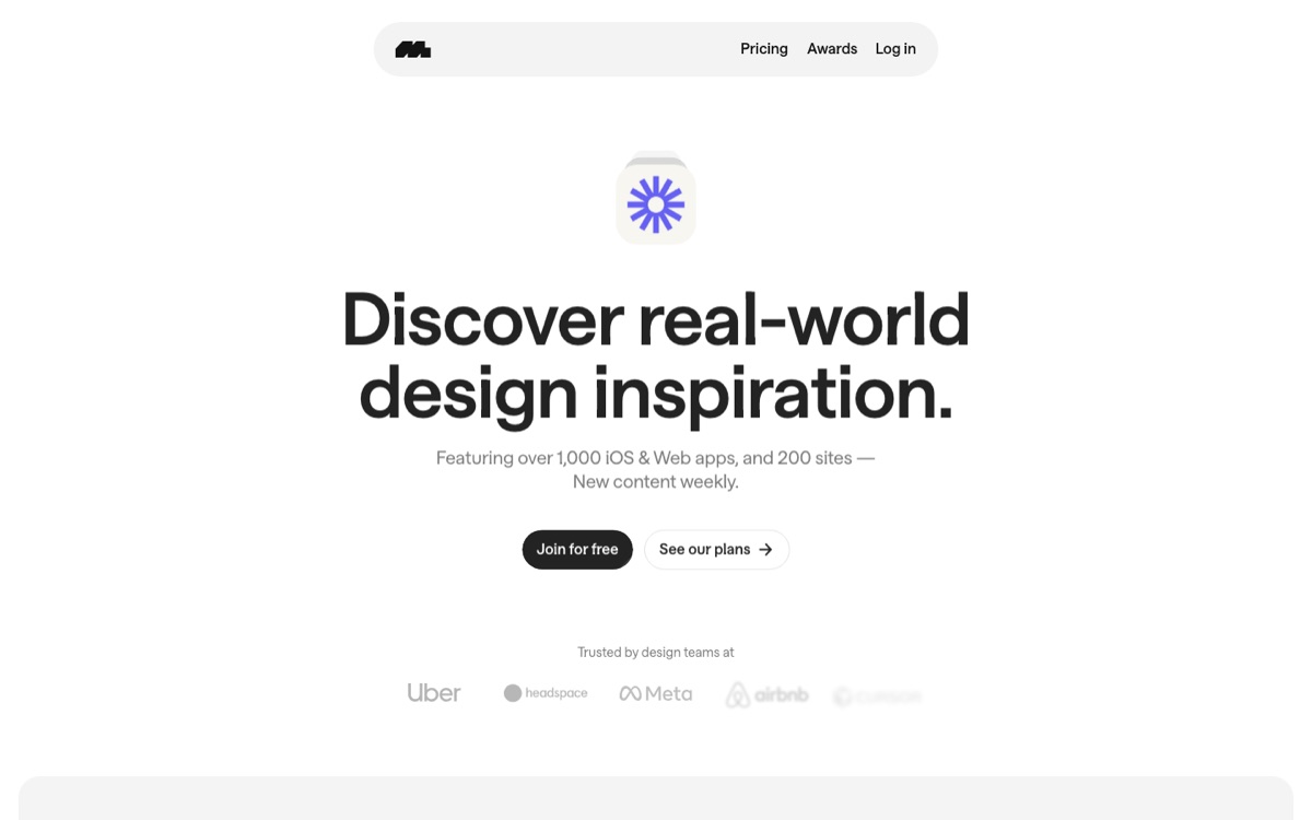 Mobbin — real-world design inspiration from shipped apps